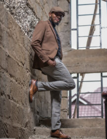 Khaki trousers